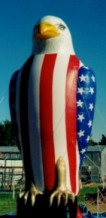 advertising-patriotic balloons - 25 ft. Eagle inflatable