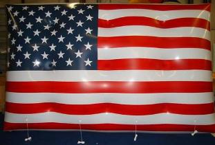 patriotic balloons - flag helium balloon - USA flag