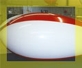 patriotic red, white, blue 14 ft color advertising blimp